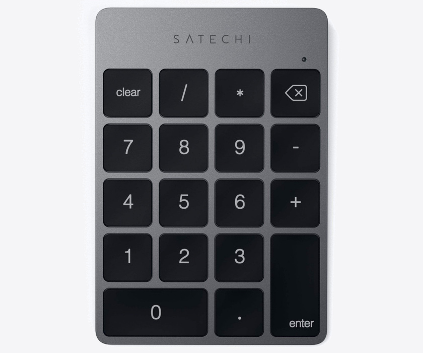 Satechi Aluminum Slim Wireless Keypad - Space Grey