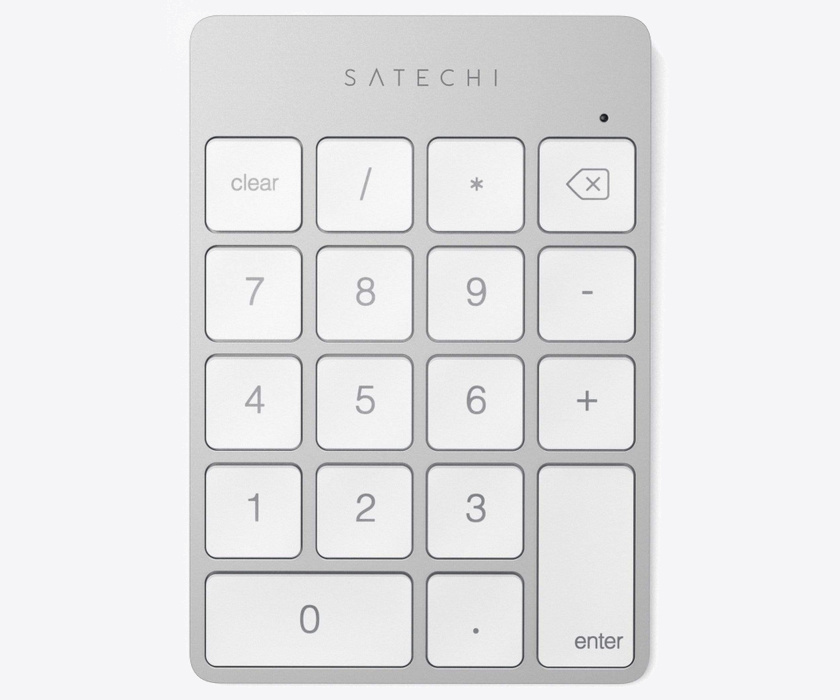 Satechi Aluminum Slim Wireless Keypad - Silver