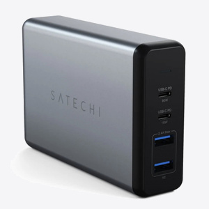 Satechi 108W Type-C MultiPort Travel Charger Space Gray