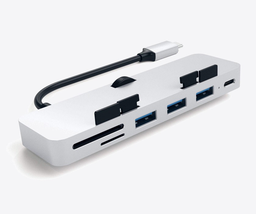 Satechi Aluminum Type-C Clamp Pro Hub Silver