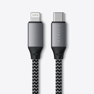 Satechi USB-C to Lightning Short Cable 25cm - Space Grey