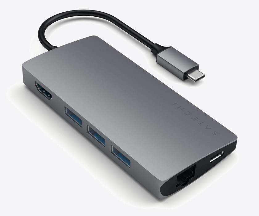 Satechi Aluminium Type-C Multi-Port Adapter Space Gray