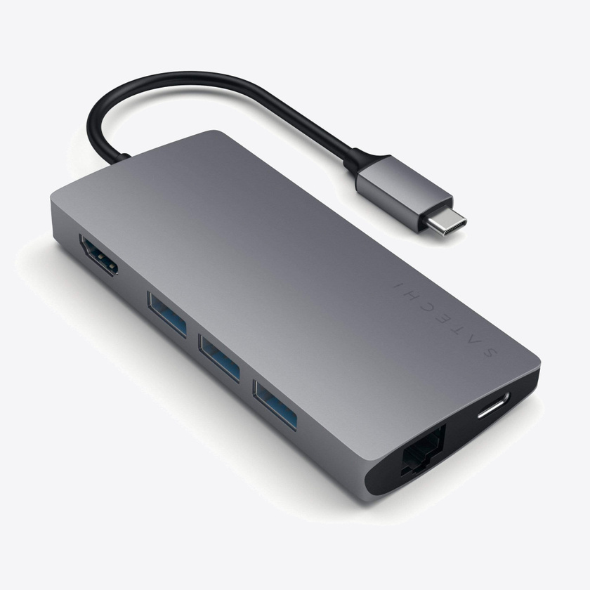 Satechi Aluminium Type-C Multi-Port Adapter Space Gray