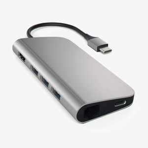 Satechi Aluminium Type-C Multi-Port Adapter - Gray