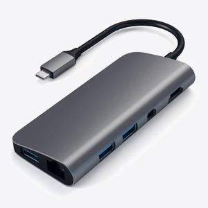 Satechi Type-C Multimedia Adapter Space Gray