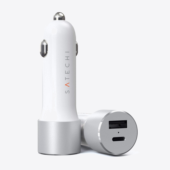 Satechi 72W Type-C PD Car Charger - Silver