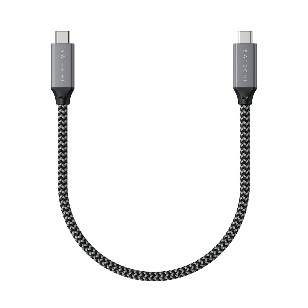 Satechi USB4 C-To-C Braided Cable 40 Gbps 80cm - Grey