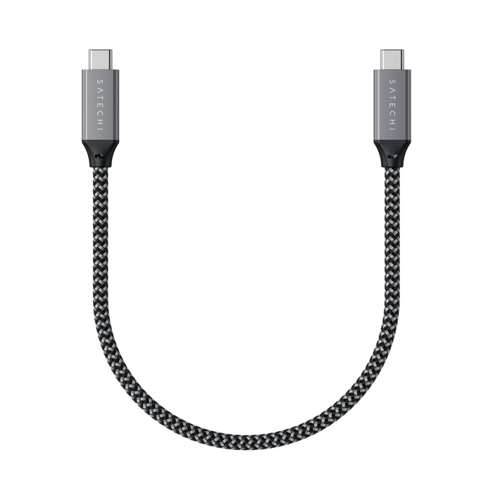 Satechi USB4 C-To-C Braided Cable 40 Gbps 80cm - Grey
