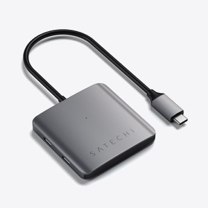 Satechi 4-PORT USB-C Hub (4xUSB-C up to 5 Gbps) - Space Grey