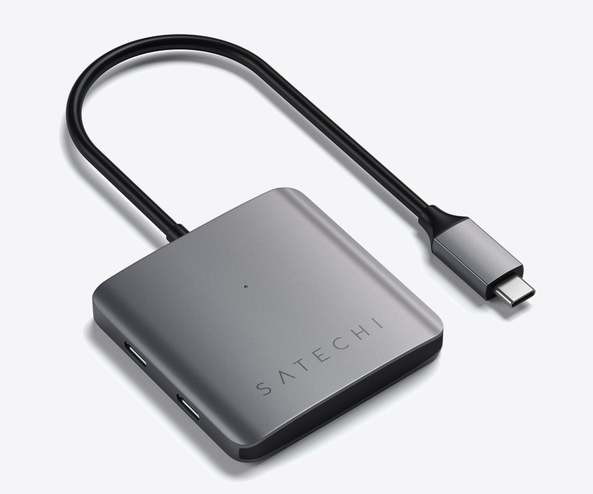 Satechi 4-PORT USB-C Hub (4xUSB-C up to 5 Gbps) - Space Grey