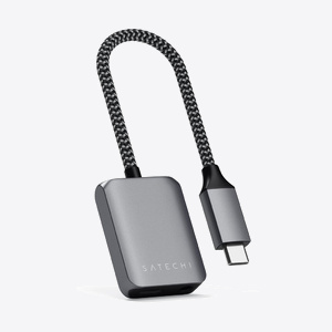Satechi USB-C to 3.5mm Audio & PD Adapter - Space Grey