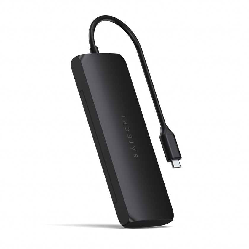 Satechi Aluminium USB-C Hybrid Multiport adapter Black