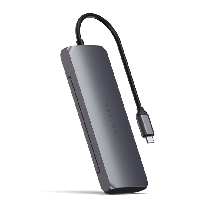 Satechi Aluminium USB-C Hybrid Multiport adapter Space Gray