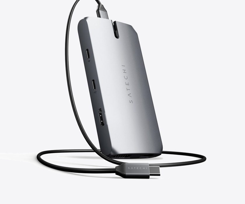 Satechi USB-C On the go Multiport adapter Space Gray