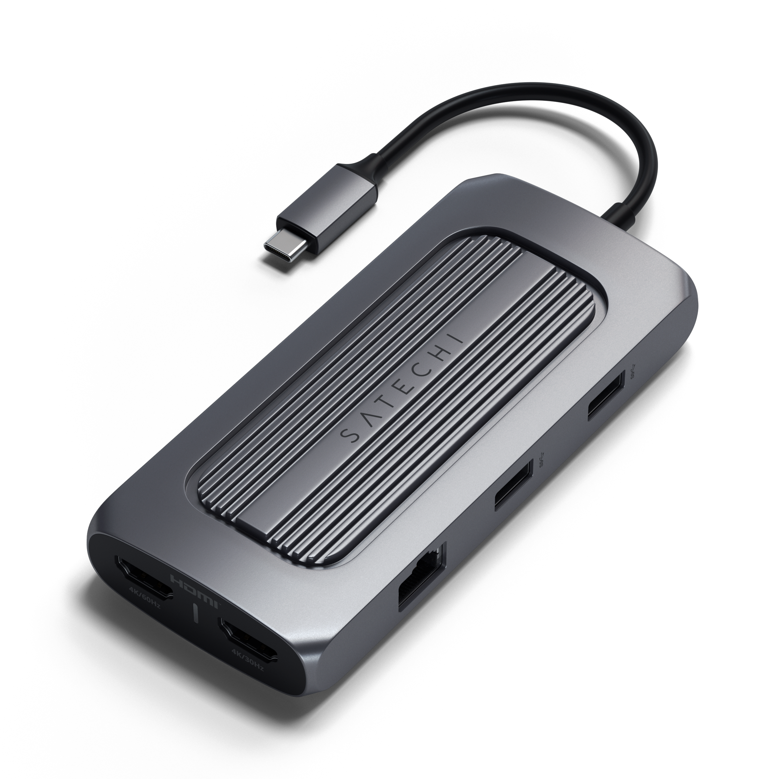 Satechi Aluminium USB-C Multiport MX Adapter Space Gray