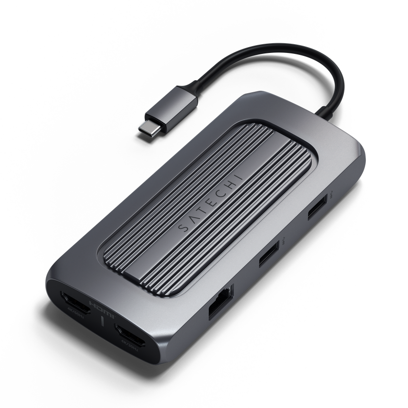 Satechi Aluminium USB-C Multiport MX Adapter Space Gray