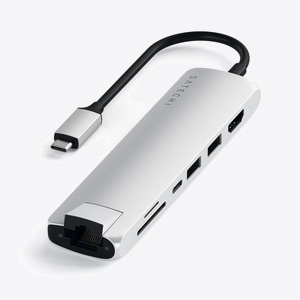 Satechi Aluminium Type-C Slim Multiport Silver