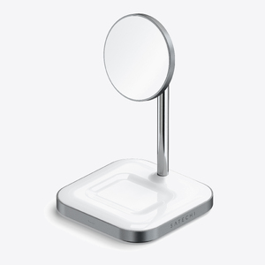 Satechi Aluminium 2-in-1 Magnetic Wireless Charging stand (iPhone 12/13, AirPods Pro, USB-C cable included) - White