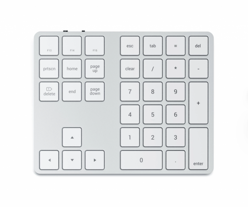 Satechi Aluminum Bluetooth Extended Keypad - Silver