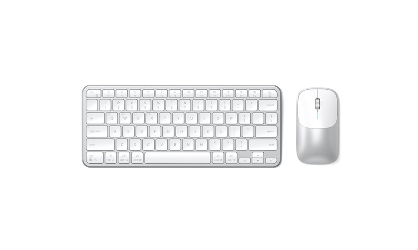 Satechi Slim CEX1 Wireless Combo (Keyboard and Mouse) - US English - Silver