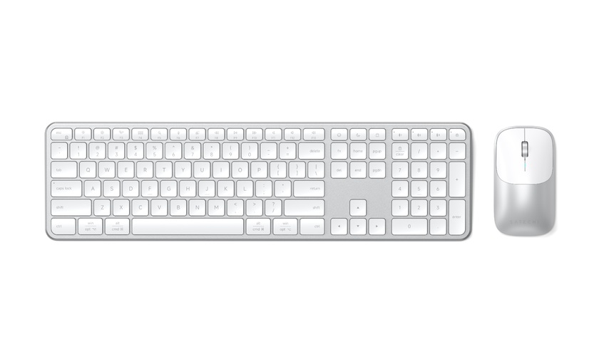 Satechi Slim CEX3 Wireless Combo (Keyboard and Mouse) - US English - Silver