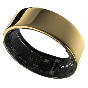 Ultrahuman Ring Air - Smart Ring, Charger, USB Cable / Size-12- Air_Gold
