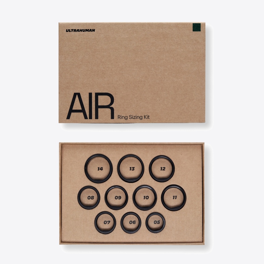 Ultrahuman Ring Air Sizing Kit with Swatches
