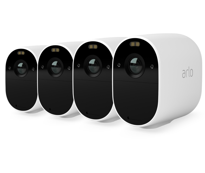Arlo Essential Outdoor Security Camera - 4 Camera Kit - White