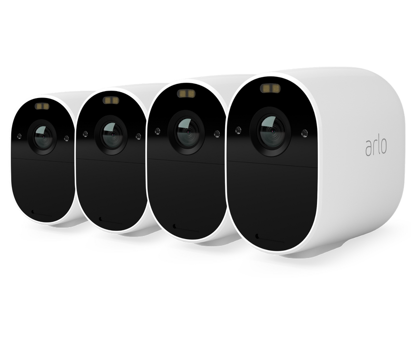 Arlo Essential Outdoor Security Camera - 4 Camera Kit - White
