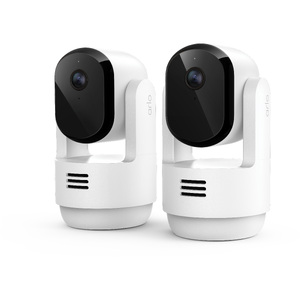 Arlo Essential (Gen.3) 2K PTZ Indoor Security Camera - 2 Camera Kit - White