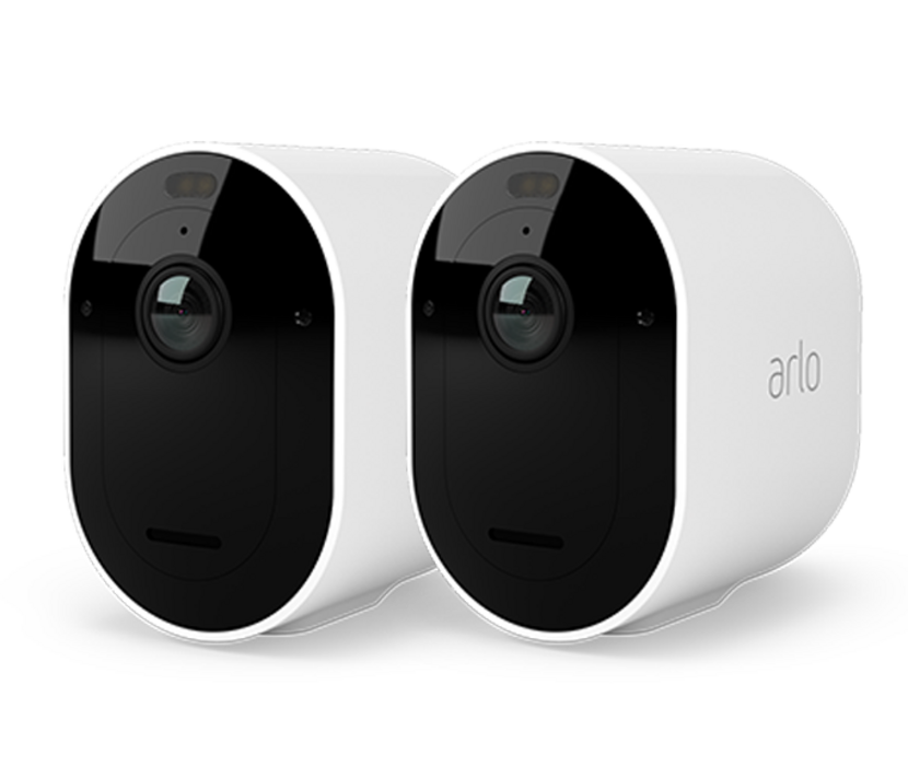 Arlo Pro 5 Outdoor Security Camera - 2 Camera Kit - White
