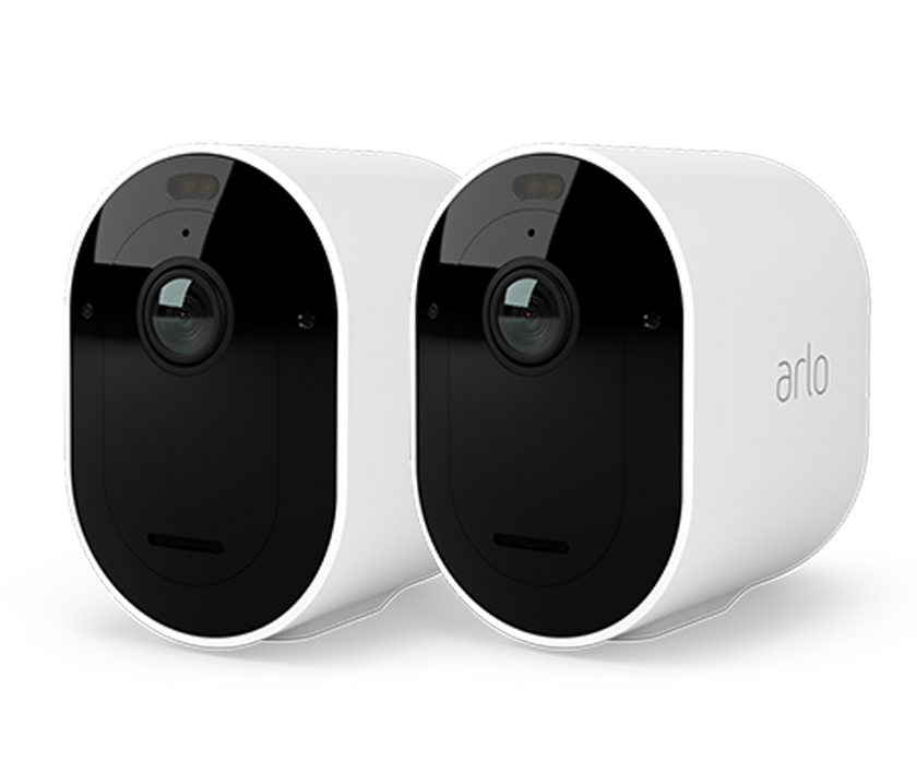 Arlo Pro 5 Outdoor Security Camera - 2 Camera Kit - White