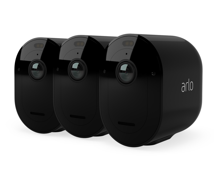 Arlo Pro 5 Outdoor Security Camera - 3 Camera Kit - Black