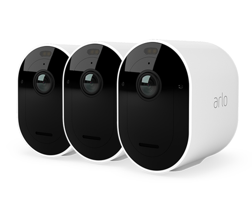 Arlo Pro 5 Outdoor Security Camera - 3 Camera Kit - White