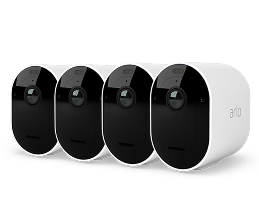 Arlo Pro 5 Outdoor Security Camera - 4 Camera Kit - White