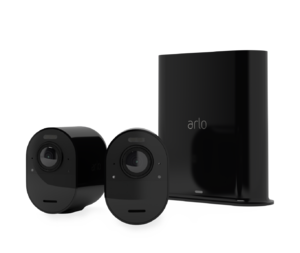 Arlo Ultra 2 Outdoor Security Camera 2 Camera Kit - Black