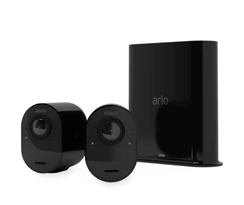 Arlo Ultra 2 Outdoor Security Camera 2 Camera Kit - Black