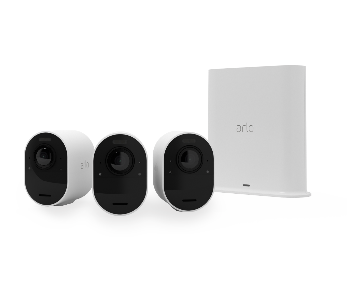 Arlo Ultra 2 Outdoor Security Camera 3 Camera Kit - White