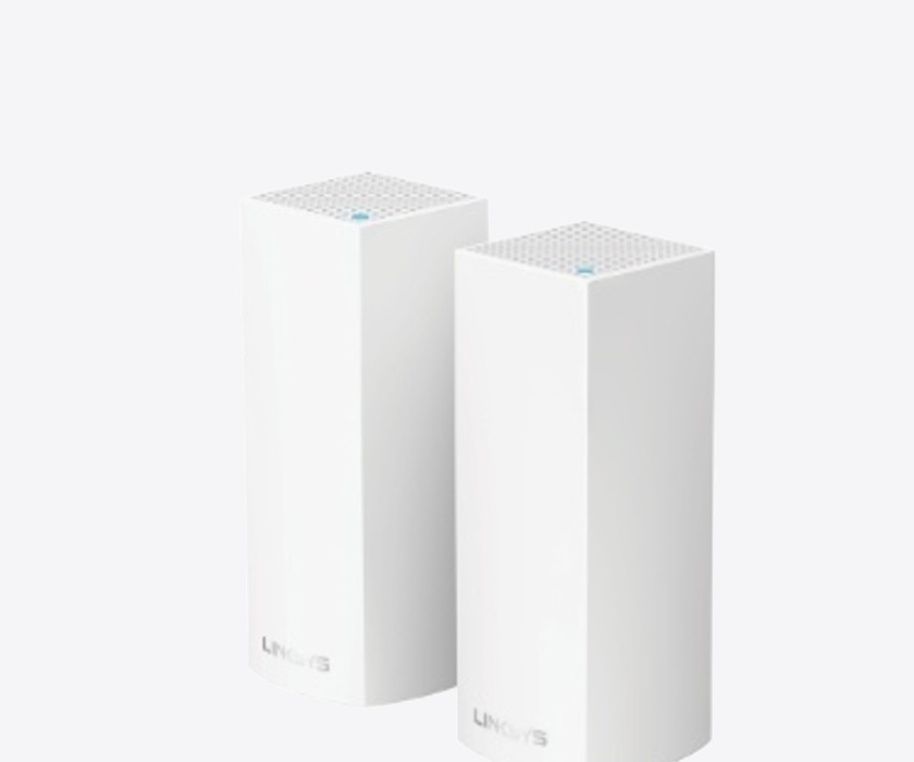 Linksys Velop Intelligent Mesh Wi-fi System, Wi-Fi 5/802.11ac Tri-Band, 2-Pack White (AC4400)