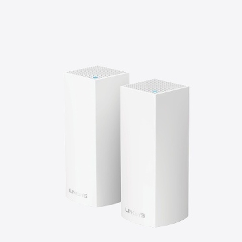Linksys Velop Intelligent Mesh Wi-fi System, Wi-Fi 5/802.11ac Tri-Band, 2-Pack White (AC4400)