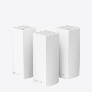 Linksys Velop Intelligent Mesh Wi-fi System, Wi-Fi 5/802.11ac Tri-Band, 3-Pack White (AC6600)