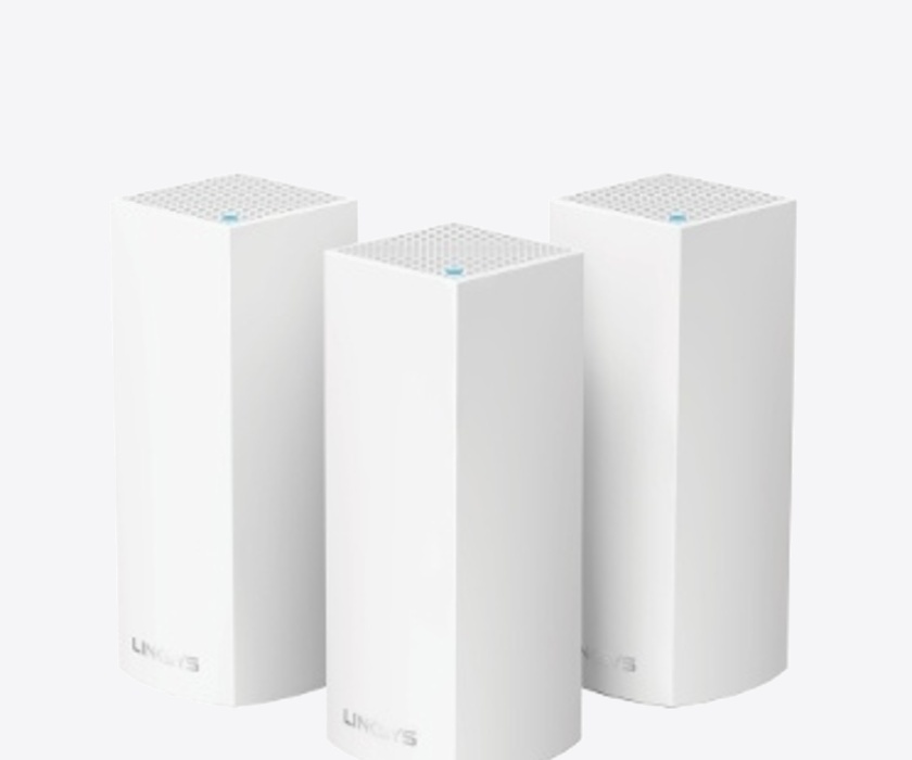 Linksys Velop Intelligent Mesh Wi-fi System, Wi-Fi 5/802.11ac Tri-Band, 3-Pack White (AC6600)