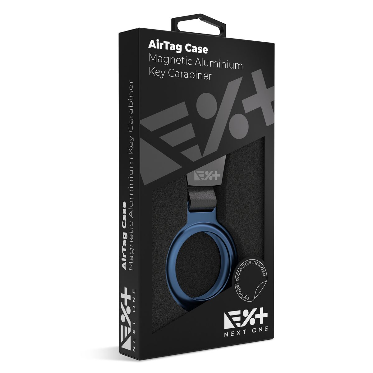 NextOne AirTag Magnetic Aluminium Key Carabiner - Blue