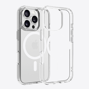 Dviced Magsafe iPhone 16 Pro clear case - White