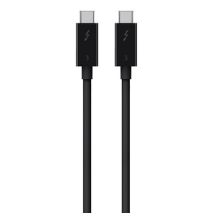 Belkin Thunderbolt 3 Cable USB-C to USB-C 100W 40Gbps 5K/Ultra HD 0.8m - Black
