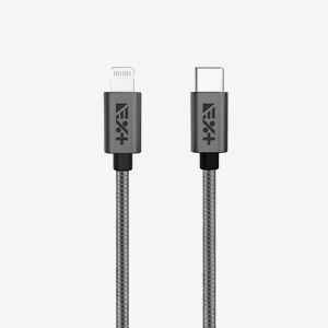 Next One USB-C to Lightning Metallic Cable 1.2m Space Gray