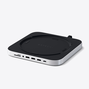 Satechi Aluminium Type-C Stand and Hub за Mac Mini Silver