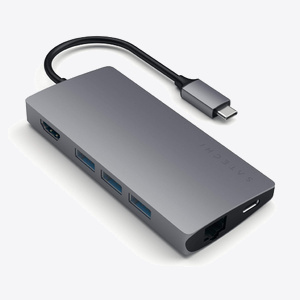 Satechi Aluminium Type-C Multi-Port Adapter Space Gray