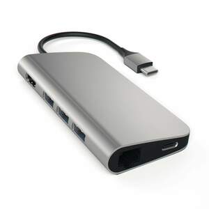 Satechi Aluminium Type-C Multi-Port Adapter - Gray