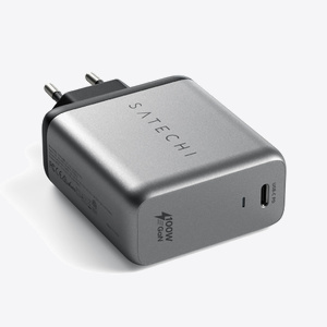 Satechi 100W USB-C PD Wall Charger Gallium Nitride (GaN) charging - Space Grey